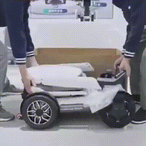 All Terrain Electric wheelchair Scooter Auto Folding with Smart App Control
